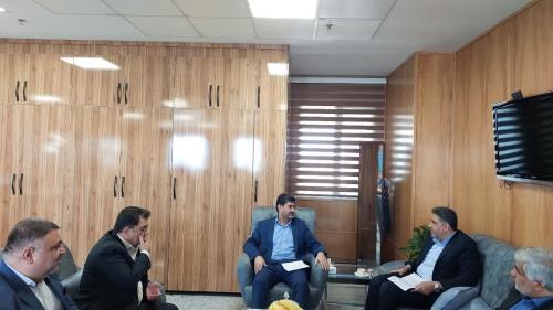 جلسه مشترک مدیریت شعب بانک سپه استان با مدیر کل بنیاد مسکن خوزستان